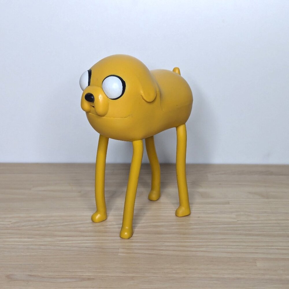 Adventure Time Jake Dog Yellow Figure Bendy Legs Posable McDonalds Toy